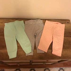 Baby Leggings Lot 3-6 Months Old Navy/Carter’s